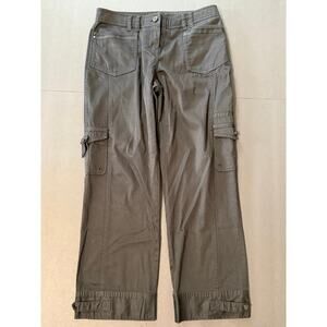 White House Black Market Utility/Cargo Pants-Black, Size 2